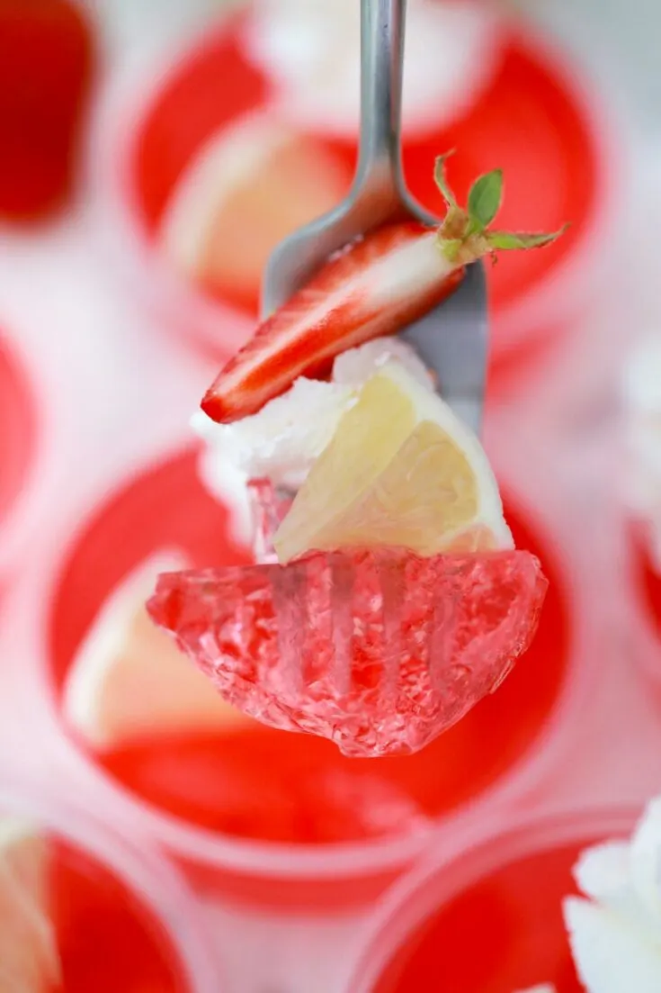 how to garnish jello shots