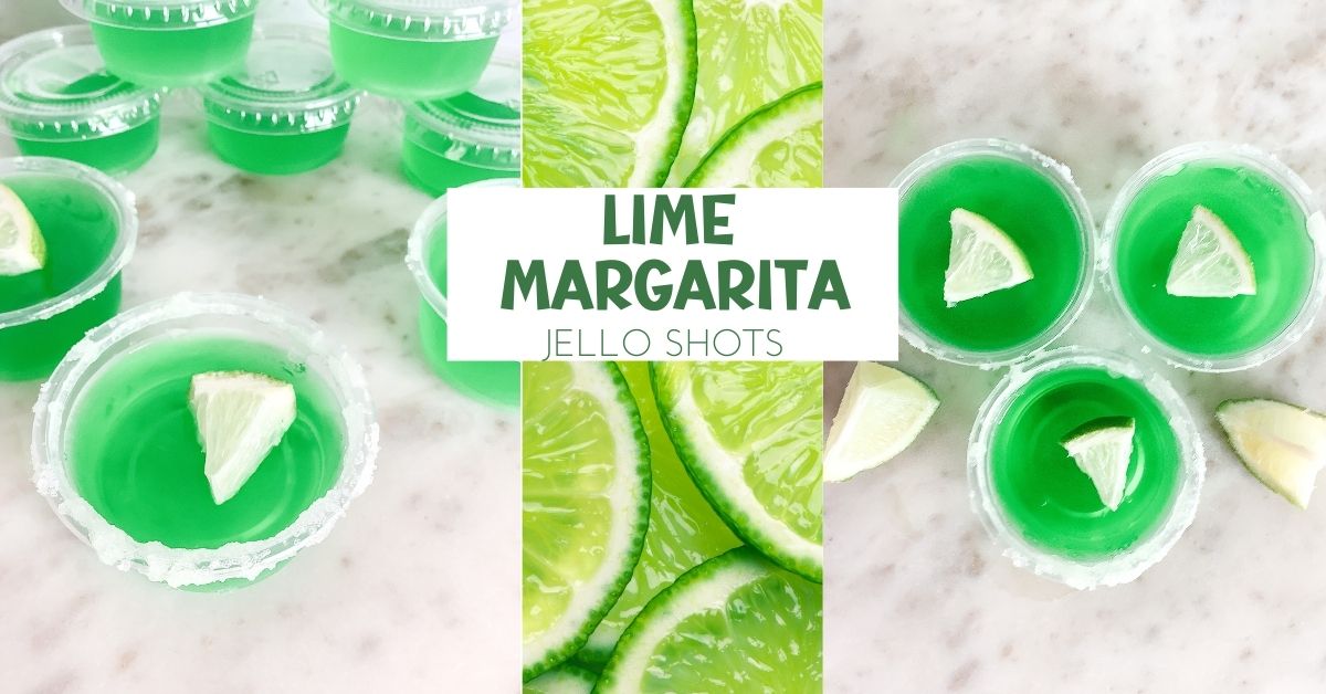 Lime Margarita Jello Shots With Salt 