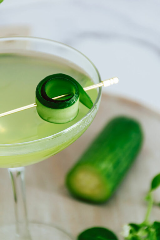 Cucumber Vodka Elderflower Cocktail