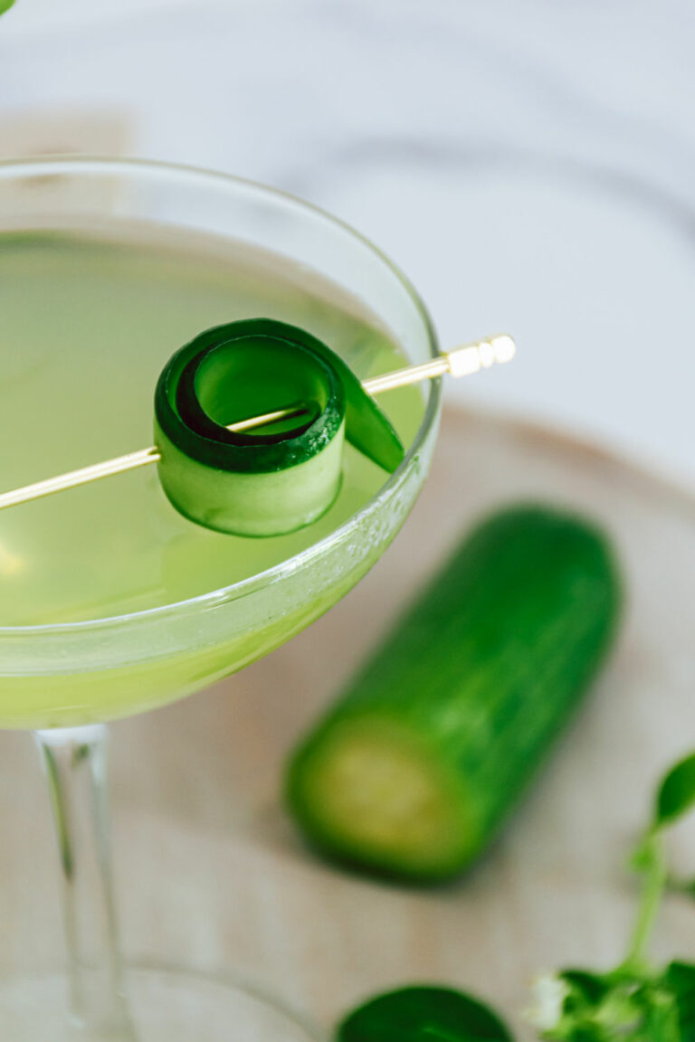 Cucumber Vodka Elderflower Cocktail