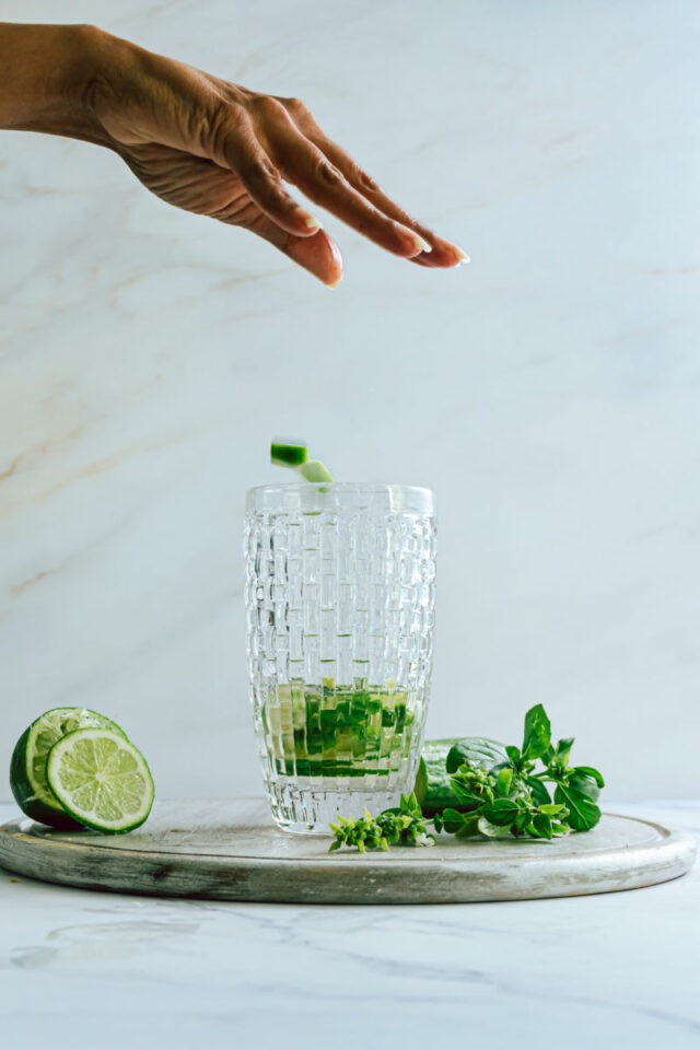 Cucumber Vodka Elderflower Cocktail