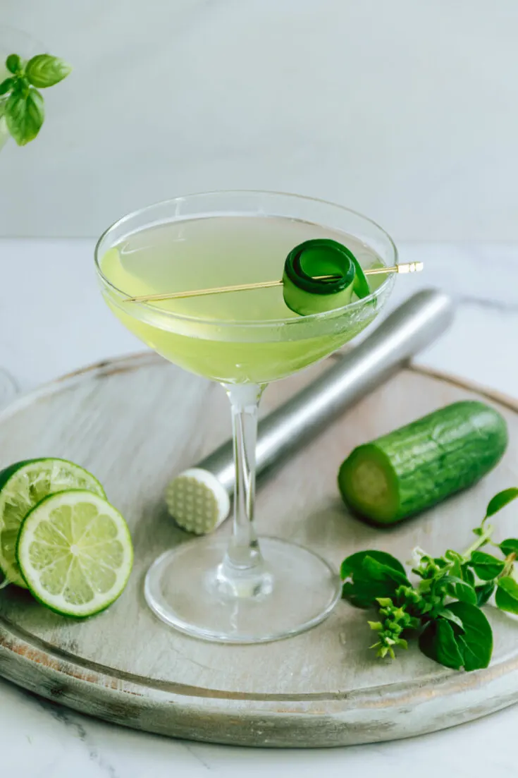cucumber vodka elderflower cocktail