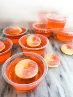 peach vodka jello shots