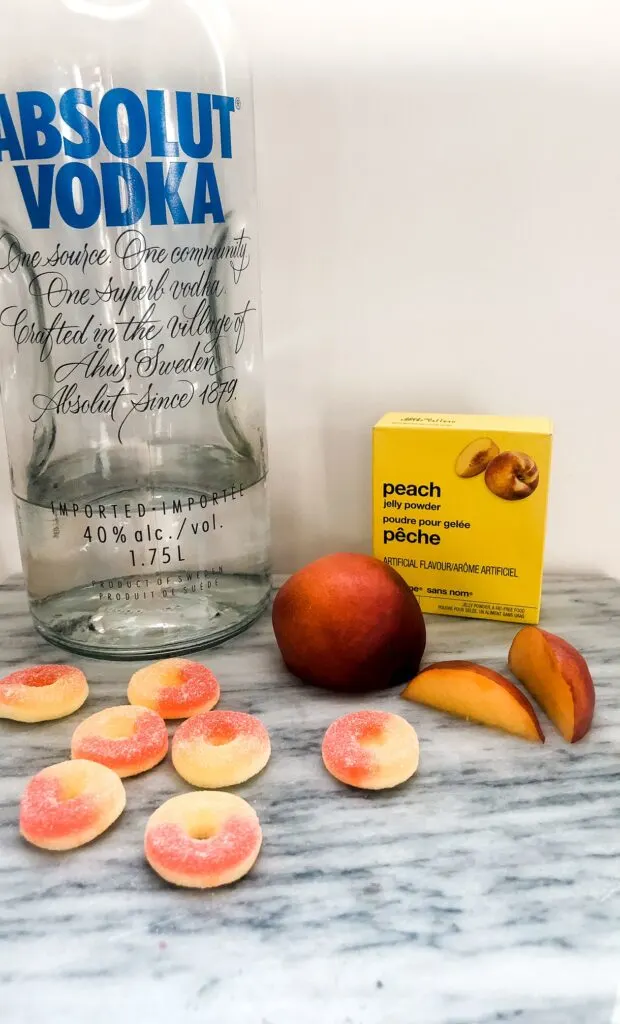 peach jello shots ingredients