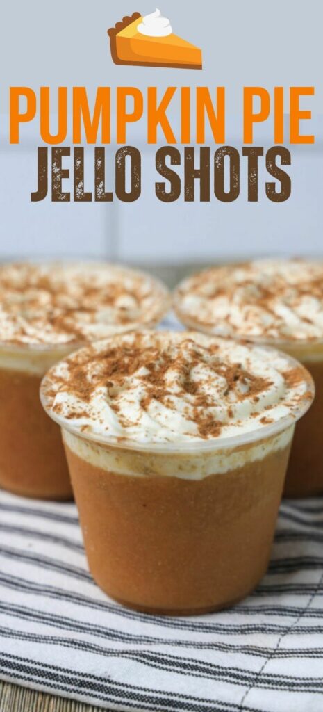 pumpkin pie jello shots