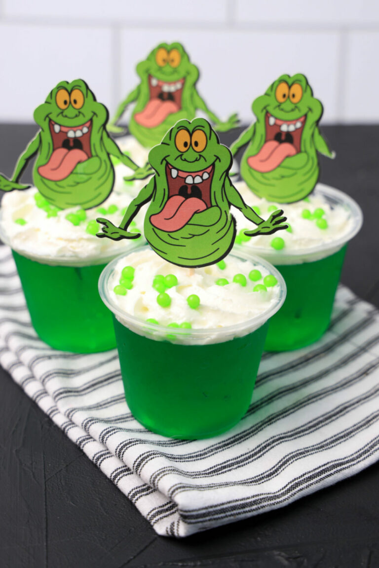 slimer jello shots
