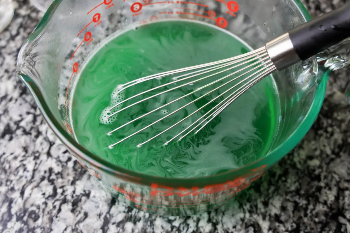 how to make Slimer jello shots