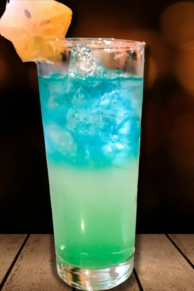 Blue Memories cocktail