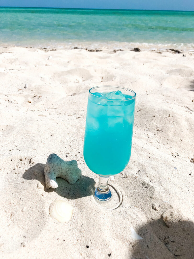 Blue Memories Blue Rum Punch Recipe