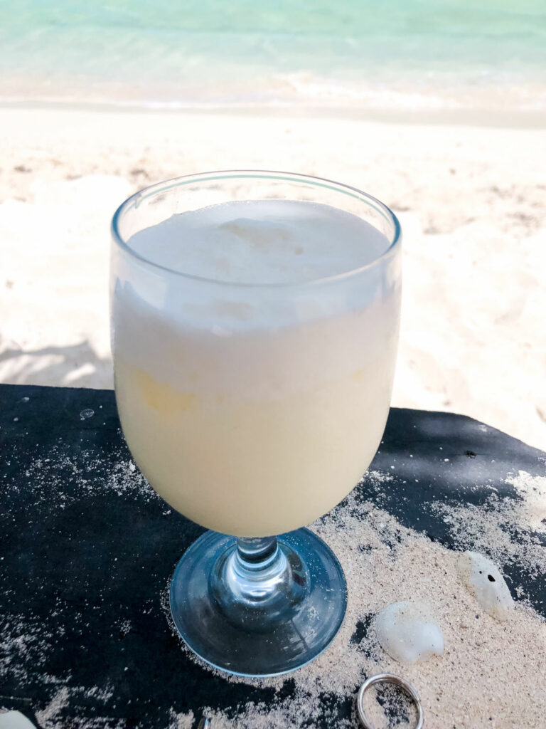 homemade pina colada