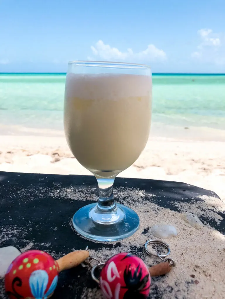 homemade pina colada