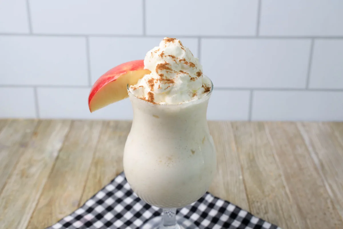 boozy apple pie milkshake