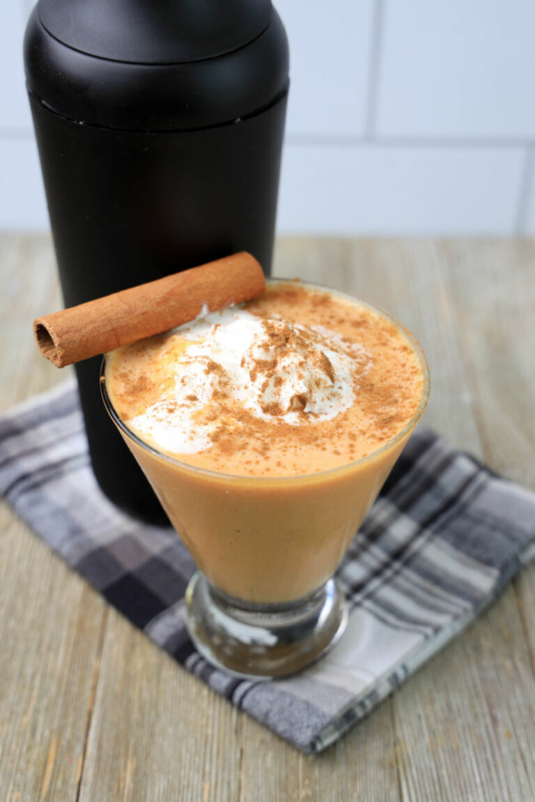 how to garnish a pumpkin pie martini