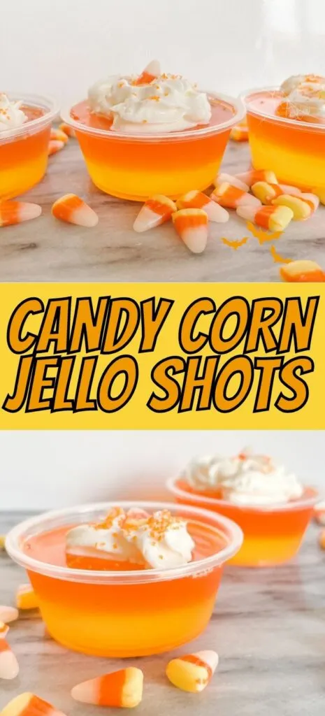 candy corn Jello shots