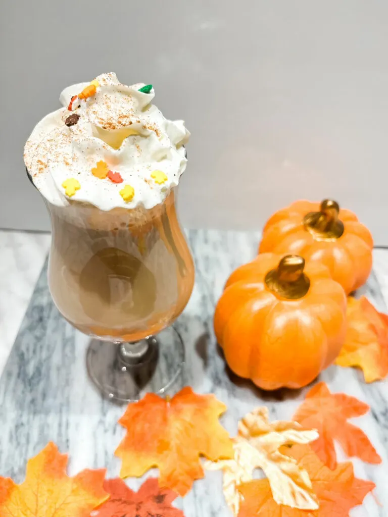 Pumpkin spice latte cocktail
