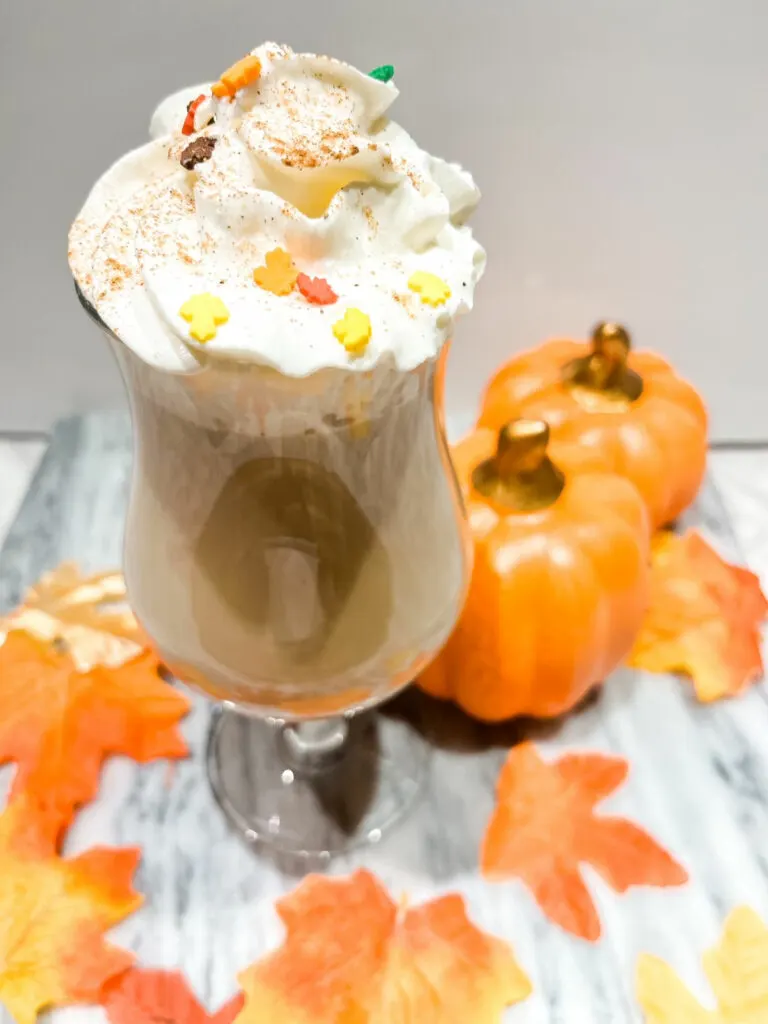 Pumpkin spice latte cocktail