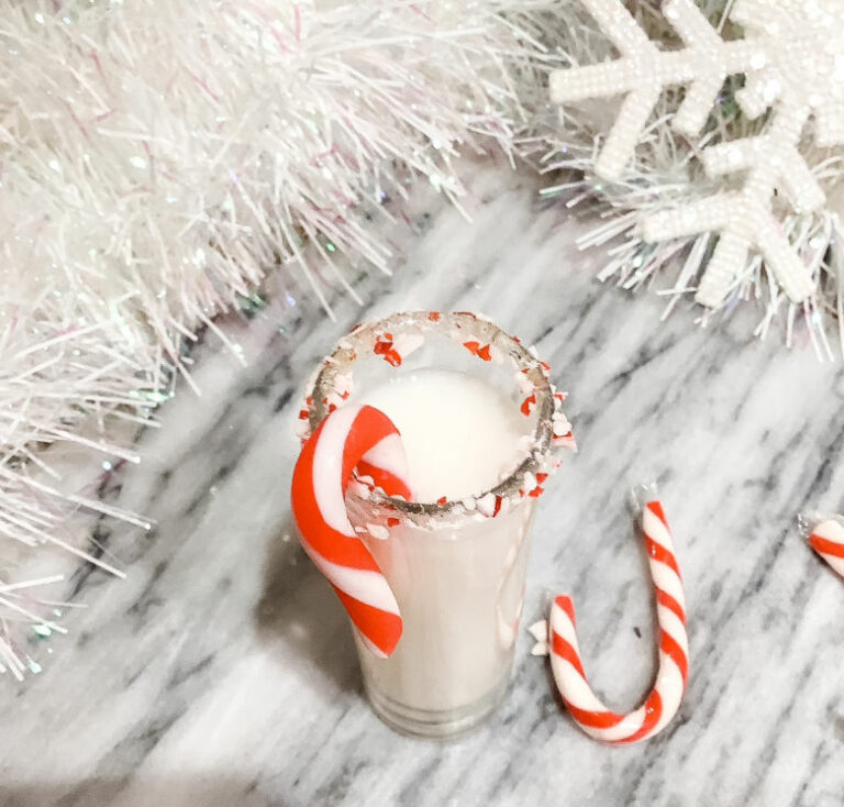 Candy cane shot