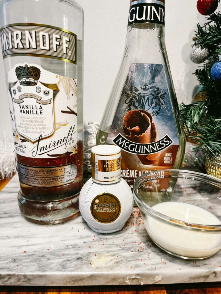 White Christmas Martini Ingredients