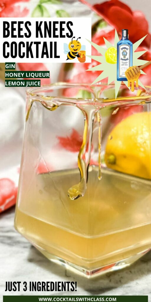 Bees knees cocktail
