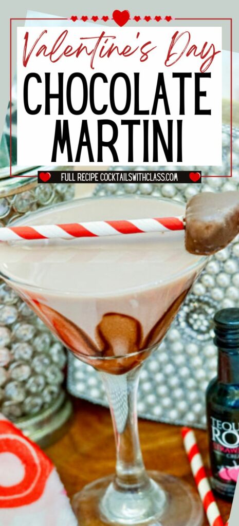 Chocolate martini for Valentine's Day