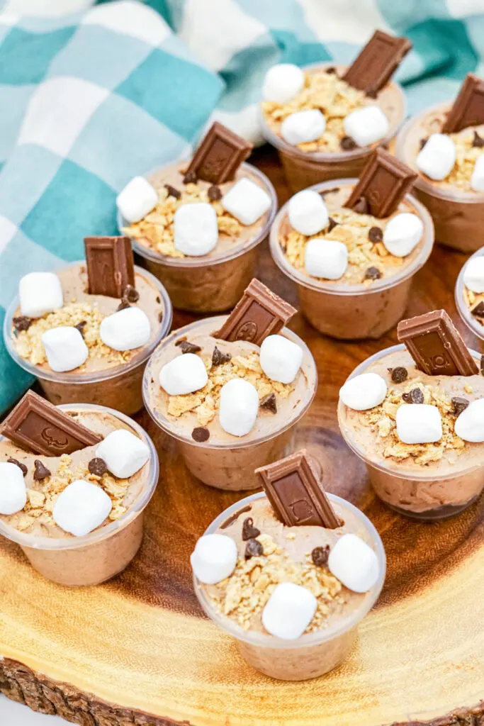 S'mores Pudding Shots 