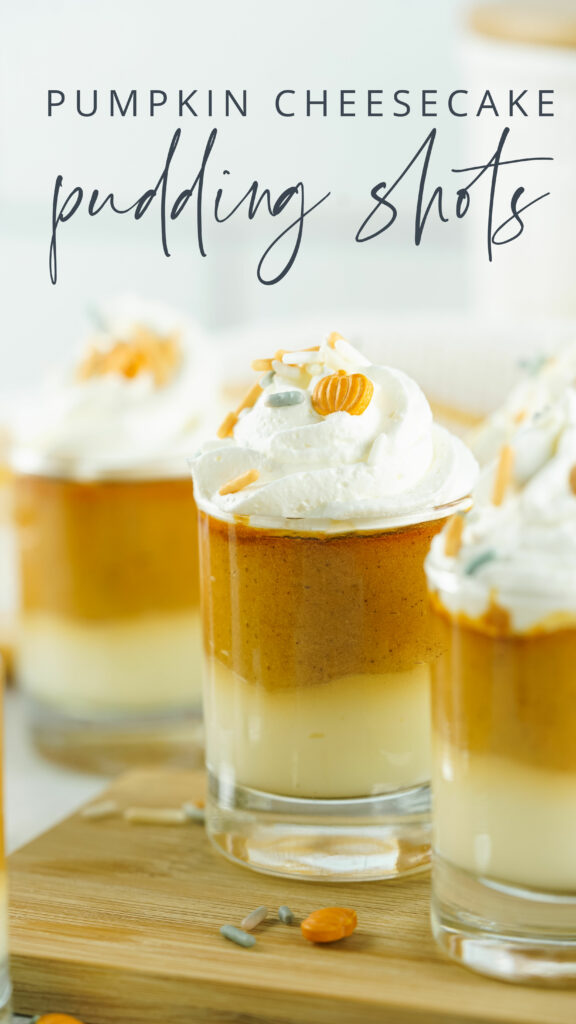 Pumpkin pudding shots