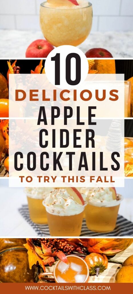 apple cider cocktails