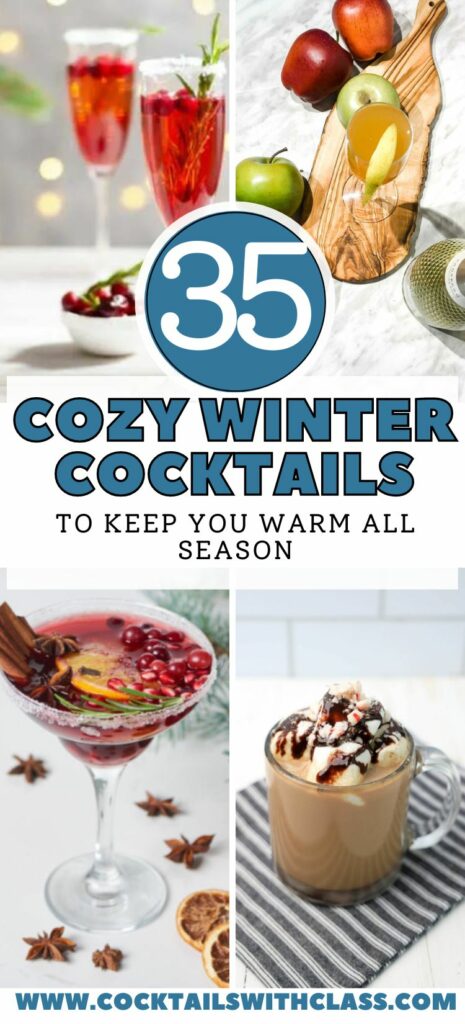 Cozy winter cocktails