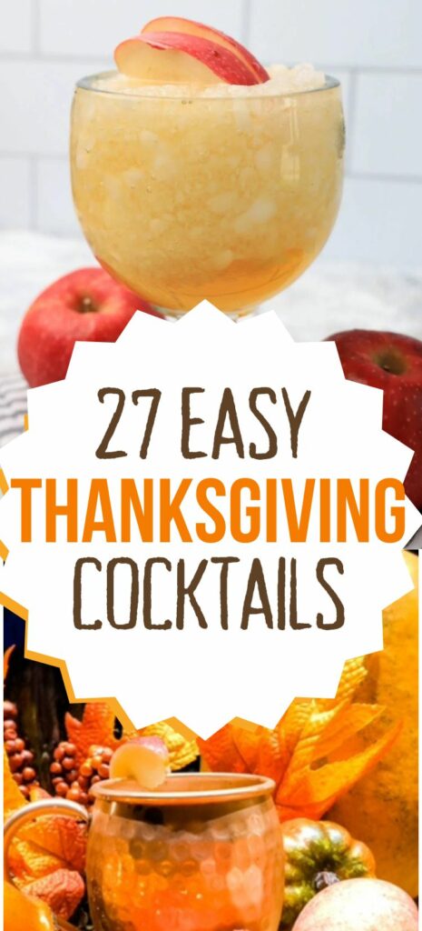 easy Thanksgiving cocktails