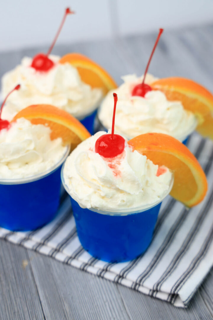 Ocean Water Jello Shots