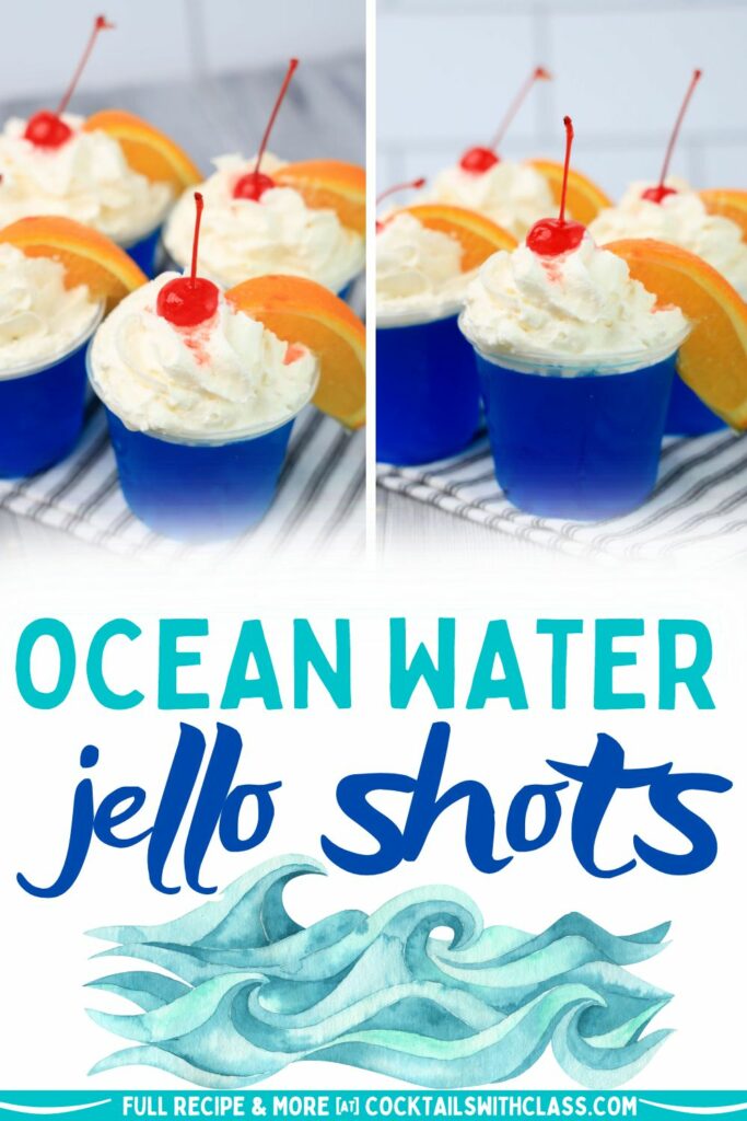 Ocean water jello shots