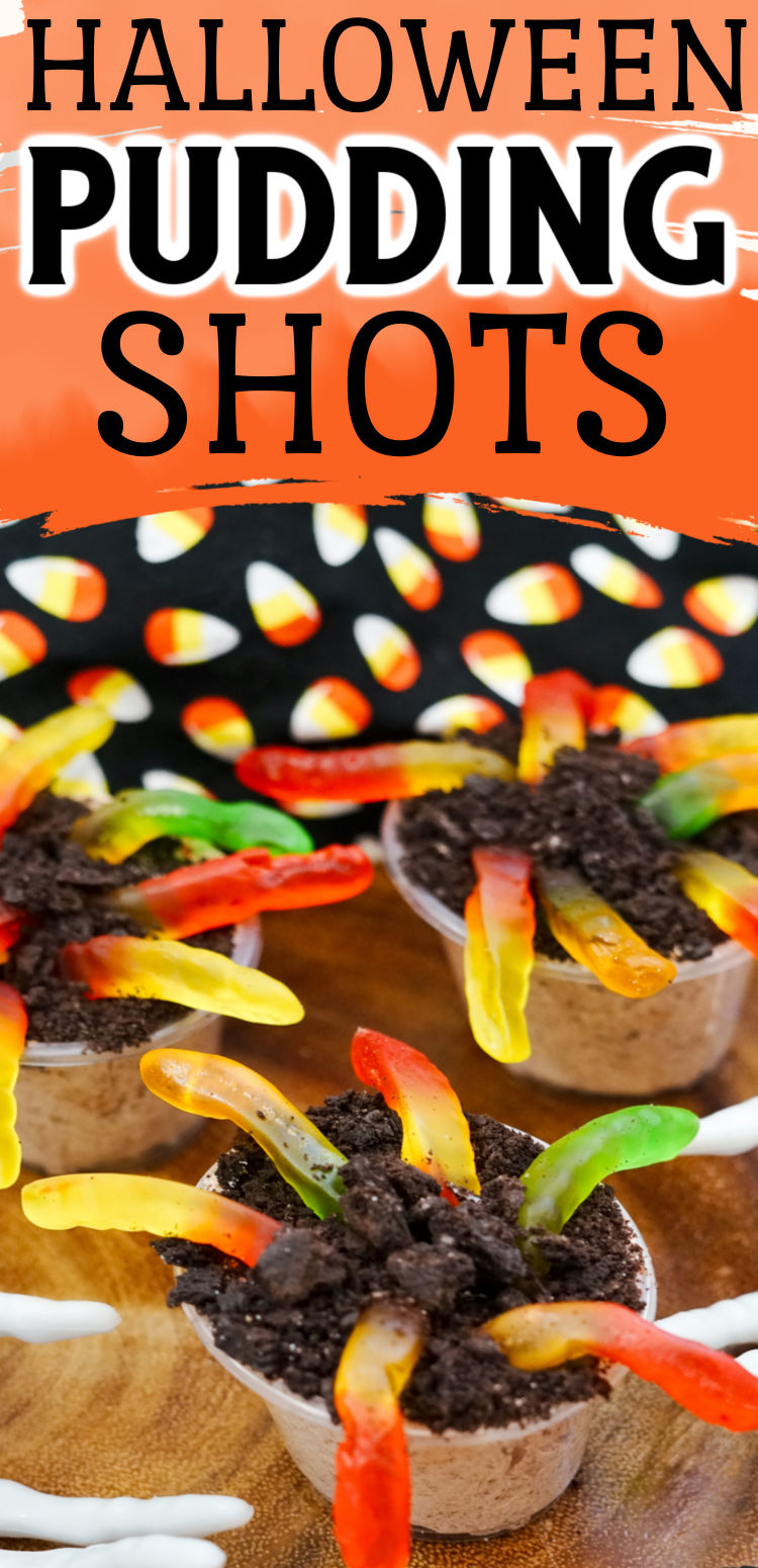 Halloween Pudding Shots