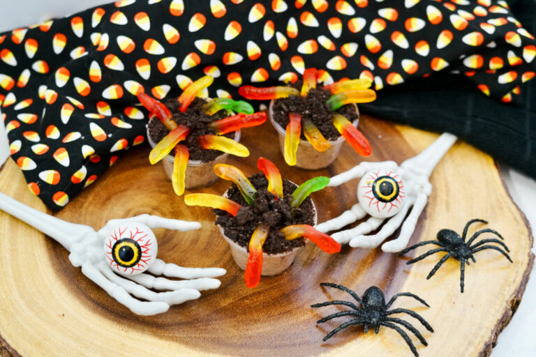 Halloween Dirt Pudding Shots