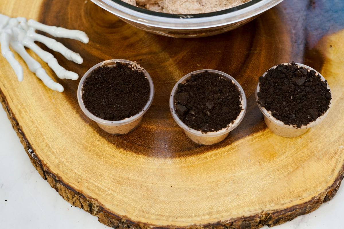 Halloween Pudding Shots
