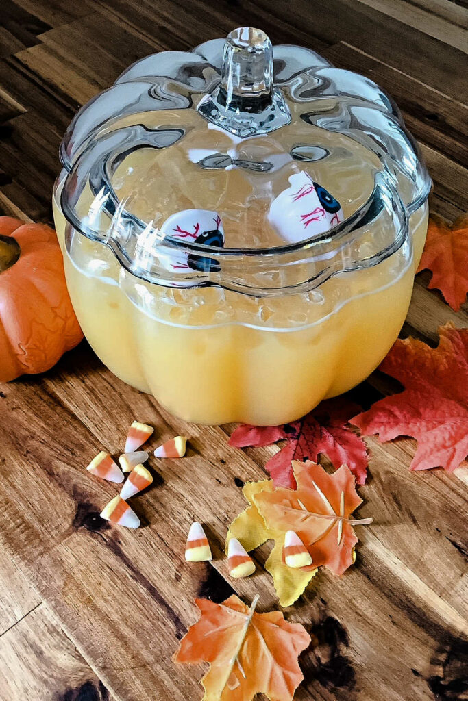 Halloween punch with rum