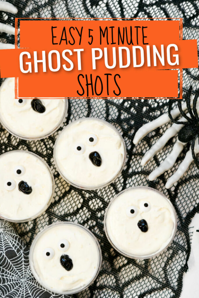 ghost pudding shots