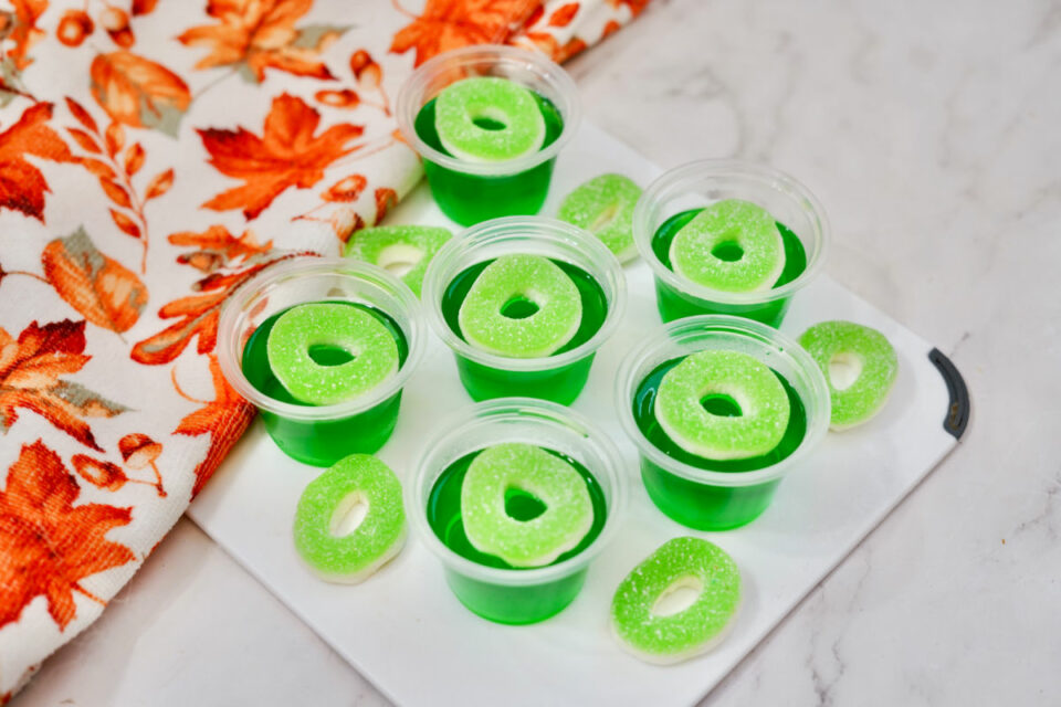 Apple Pucker Jello Shots
