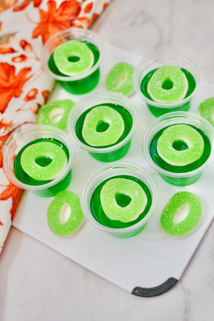 Apple Pucker Jello Shots