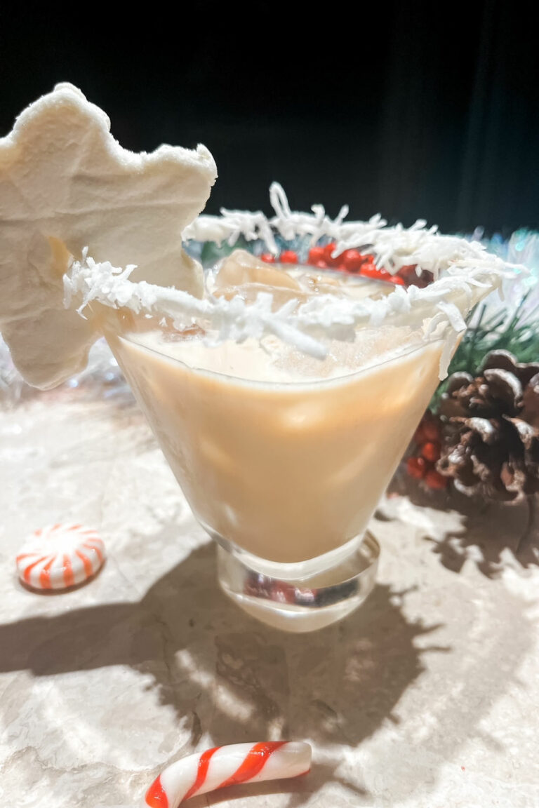 Peppermint Snowwflake Martini