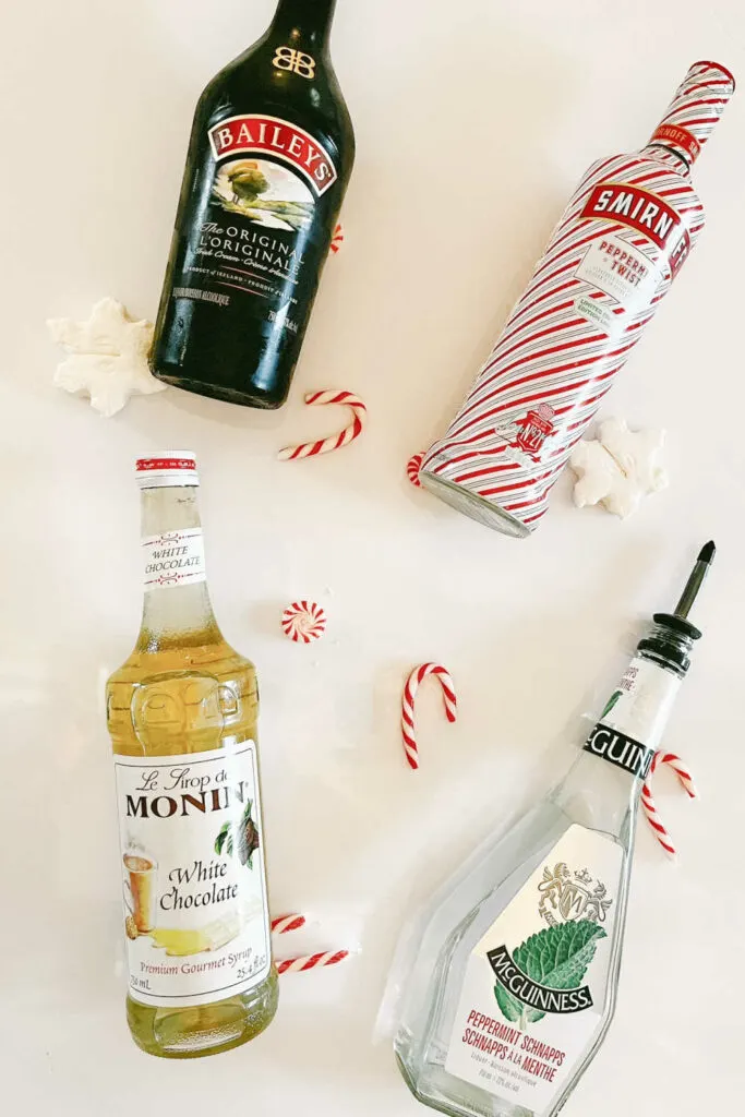 white chocolate peppermint martini