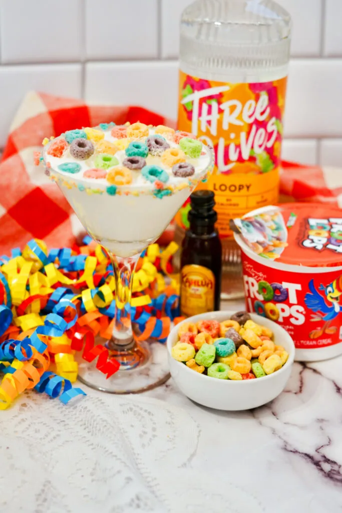 Froot Loops Cocktail