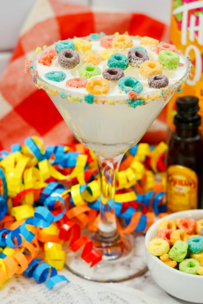 Froot Loops Cocktail