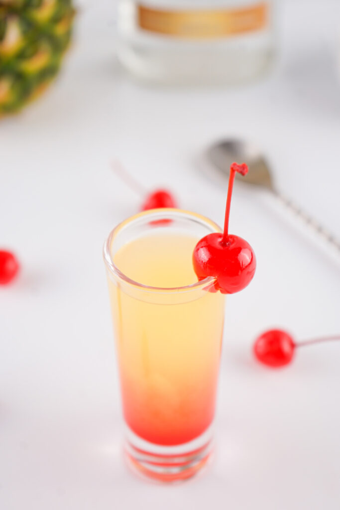 Pineapple Upside-Down Cake Shot recipe