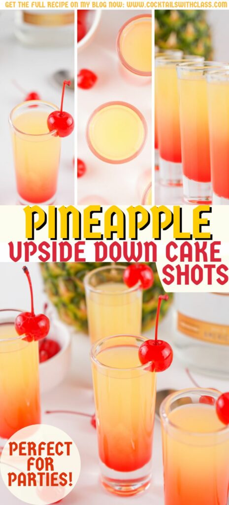 pineapple upside down cake shot recipe