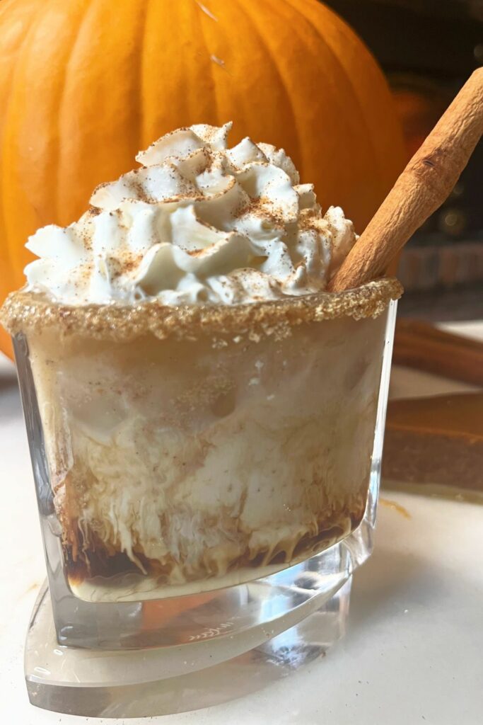 Pumpkin pie cocktail