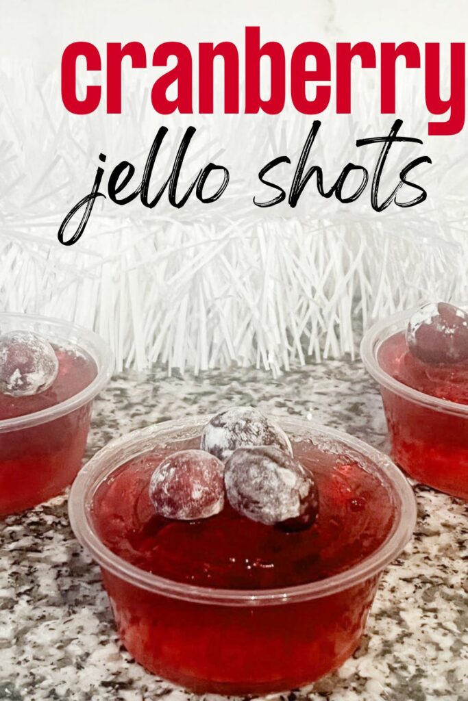 cranberry jello shots