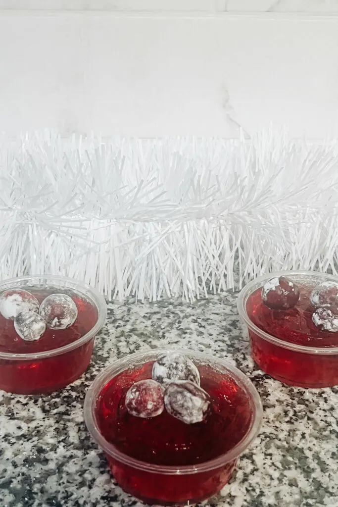 Cranberry Jello Shots