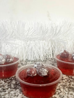 Cranberry Jello Shots