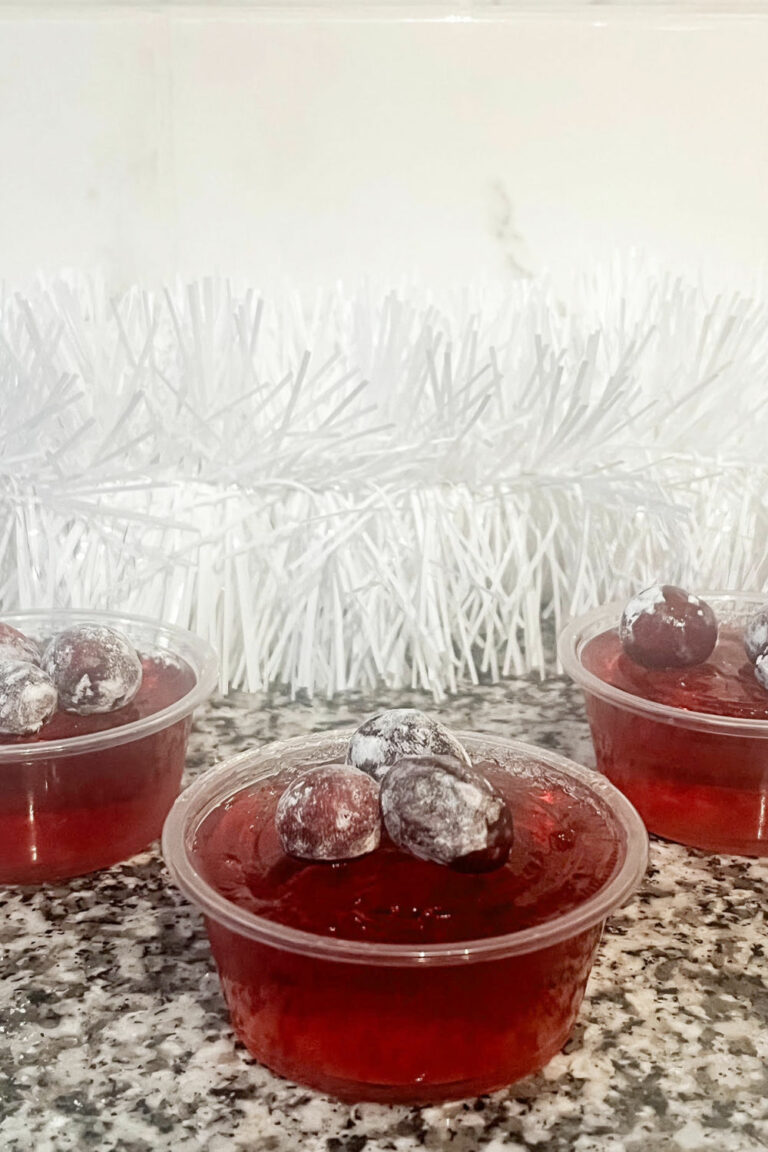 Cranberry Jello Shots