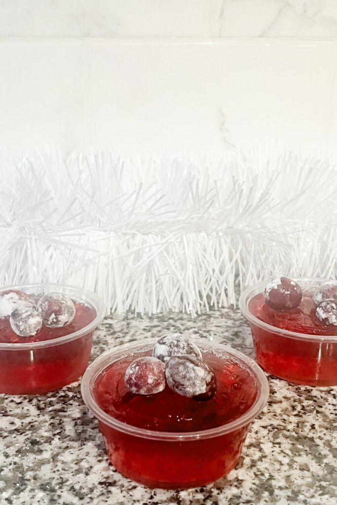 Cranberry Jello Shots